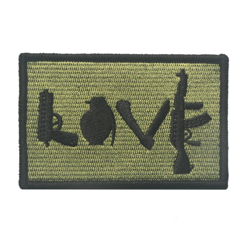 LOVE Embroidery Patch LOGO Embroidered Patches Military Tactical Armband Fabric Sticker Sewing Applique For Clothing Backage Cap
LOVE Embroidery Patch LOGO Embroidered Patches Military Tactical Armband Fabric Sticker Sewing Applique For Clothing Backage Cap