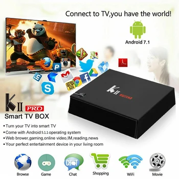 2GB 16GB ROM Android 7.1 TV Box KII Pro Decoder DVB-S2 DVB-T2 S905d Quad Core 4K HD Media Player DVB T2 S2 Dual Wifi Set Top Box
2GB 16GB ROM Android 7.1 TV Box KII Pro Decoder DVB-S2 DVB-T2 S905d Quad Core 4K HD Media Player DVB T2 S2 Dual Wifi Set Top Box
