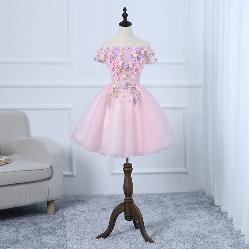 New pink sweat short lace lady girl women princess bridesmaid banquet party performance dress gown
New pink sweat short lace lady girl women princess bridesmaid banquet party performance dress gown