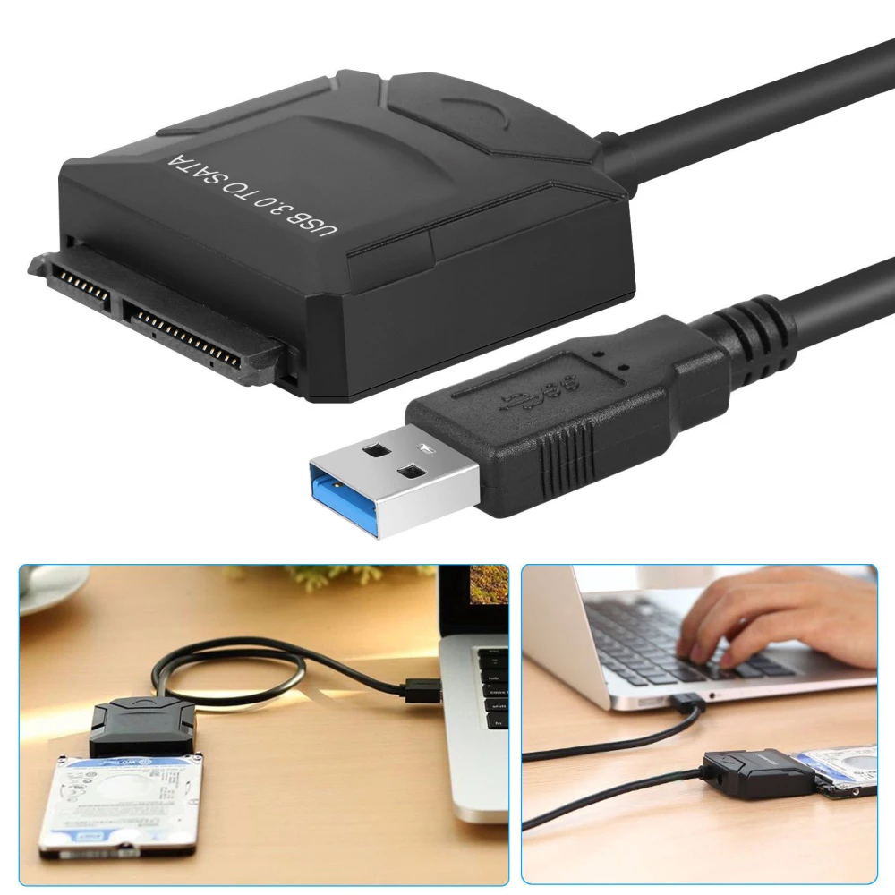 NEW USB 3.0 SATA 3 Cable Sata to USB Adapter Up to 6 Gbps Support 2.5 inches External SSD HDD Hard Drive 22 Pin Sata III Cable
NEW USB 3.0 SATA 3 Cable Sata to USB Adapter Up to 6 Gbps Support 2.5 inches External SSD HDD Hard Drive 22 Pin Sata III Cable