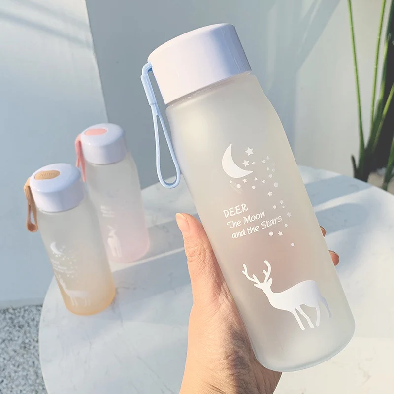 Scrub Large Capacity Plastic Cup Cute Elk Sports Bottle Beverage Bottle Children Drinking Water Bottle
Scrub Large Capacity Plastic Cup Cute Elk Sports Bottle Beverage Bottle Children Drinking Water Bottle