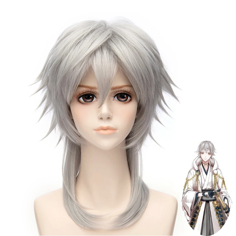 Anime Touken Ranbu Online Tsurumaru Kuninaga Wig Cosplay Costume Men & Women Synthetic Hair Halloween Role Play Wigs
Anime Touken Ranbu Online Tsurumaru Kuninaga Wig Cosplay Costume Men & Women Synthetic Hair Halloween Role Play Wigs