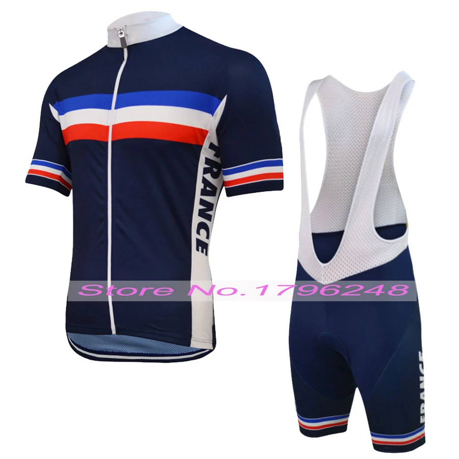 NEW 2017 FRANCE Blue Bicycle pro road Team Bike Pro Cycling Sets / Wear Jersey / Bib Shorts Breathable 3D Gel Pad JIASHUO
NEW 2017 FRANCE Blue Bicycle pro road Team Bike Pro Cycling Sets / Wear Jersey / Bib Shorts Breathable 3D Gel Pad JIASHUO