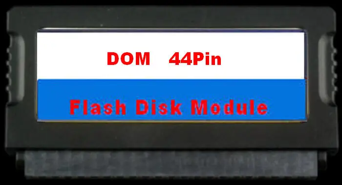 Флэш-накопитель DOM-4GB- 44P IDE на модуле DOM Electronic 4G 44 контакта поддерживает