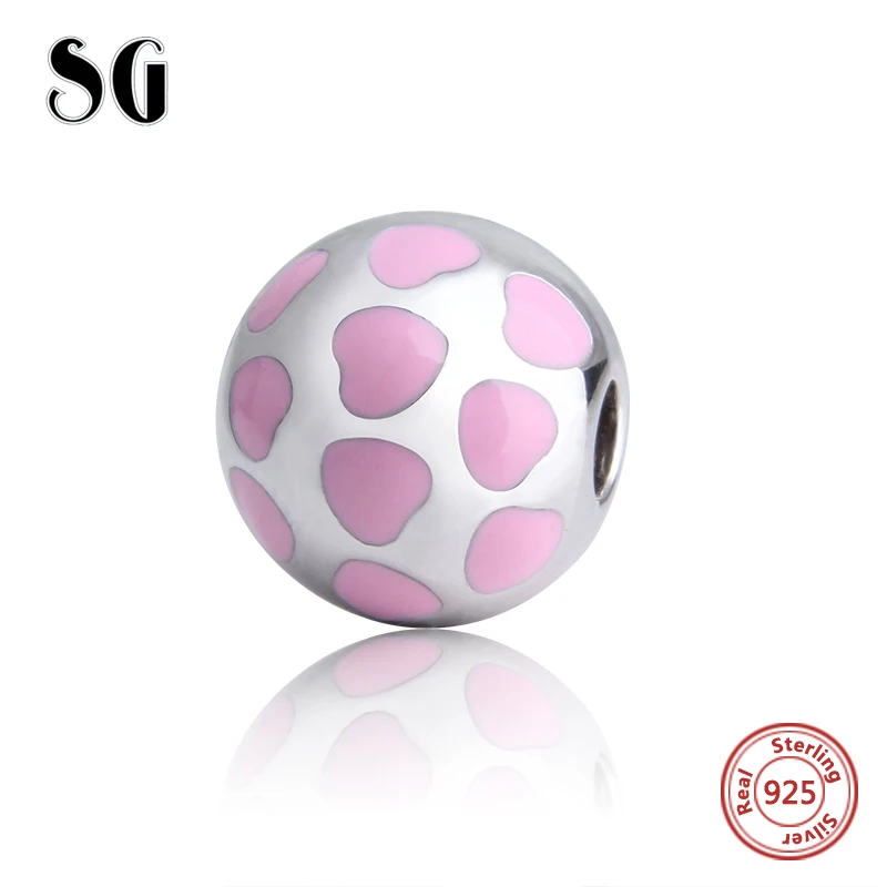 2017 New Arrival 925 Sterling Silver Beautiful Pink Beads Fit Original Pandora Bracelets Charms Beads for Fashion Jewelry Making
2017 New Arrival 925 Sterling Silver Beautiful Pink Beads Fit Original Pandora Bracelets Charms Beads for Fashion Jewelry Making