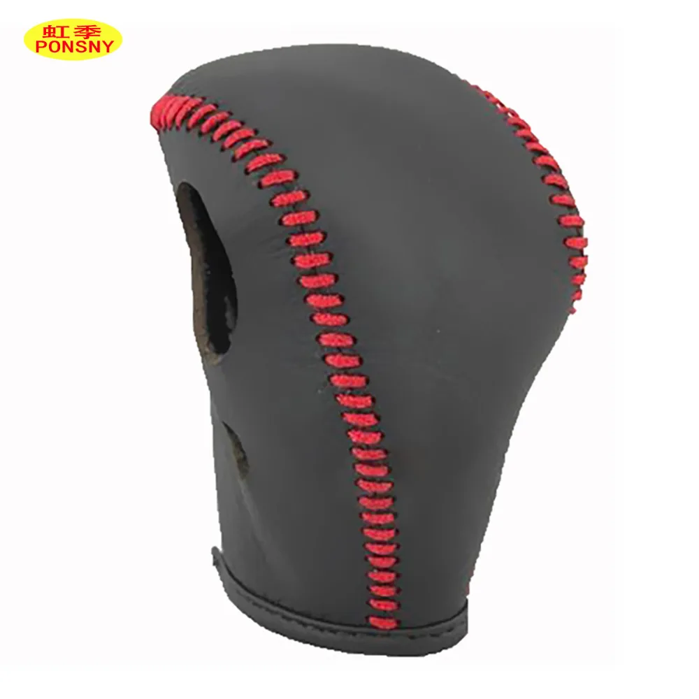 PONSNY Car Gear Covers Case for Mazda 2 Automatic Shift Genuine Leather Hand-stitched Cover | Автомобили и мотоциклы