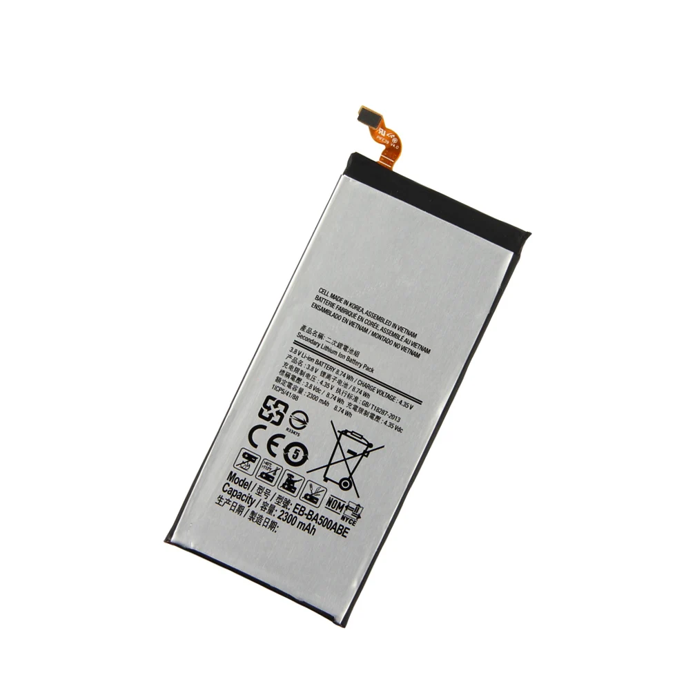 2300mah EB-BA500ABE Battery for Samsung Galaxy A5 A5000 A5009 SM-A500F A500F SM-A500 A500 battery High quality
2300mah EB-BA500ABE Battery for Samsung Galaxy A5 A5000 A5009 SM-A500F A500F SM-A500 A500 battery High quality