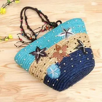 New Straw Bag Fashion Women Shoulder Large Capacity Beach Bag Women Grass Handbag Durable Ladies Tote Ocean Women Bags L0605
New Straw Bag Fashion Women Shoulder Large Capacity Beach Bag Women Grass Handbag Durable Ladies Tote Ocean Women Bags L0605