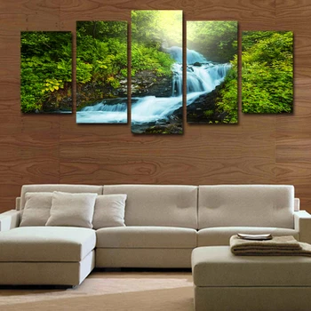 Fallout Cuadros 5 Pcs(no Frame) Forest Waterfall Landscape Picture Print Painting On Canvas Wall Art Home Decor Living Room
Fallout Cuadros 5 Pcs(no Frame) Forest Waterfall Landscape Picture Print Painting On Canvas Wall Art Home Decor Living Room