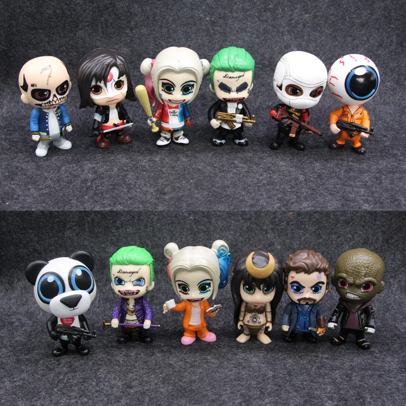 12Styles DC Suicide Squad Cosbaby The Joker & Harley Quinn & Deadshot & Katan Comics PVC Action Figure Toy 10cm
12Styles DC Suicide Squad Cosbaby The Joker & Harley Quinn & Deadshot & Katan Comics PVC Action Figure Toy 10cm