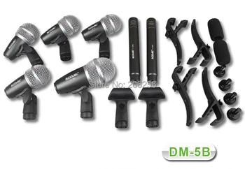 New Hot ACEMIC DM-5B Drum Set Series Microphone Hit the drum drum kit instruments sound pickup etc with Aluminum case
New Hot ACEMIC DM-5B Drum Set Series Microphone Hit the drum drum kit instruments sound pickup etc with Aluminum case
