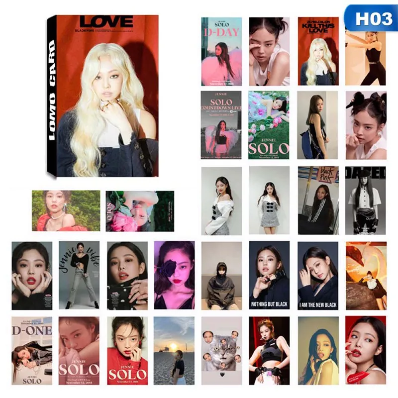 BLACKPINK Photo Cards HD (30pcs/set) BLACKPINK Photo Cards HD (30pcs/set)