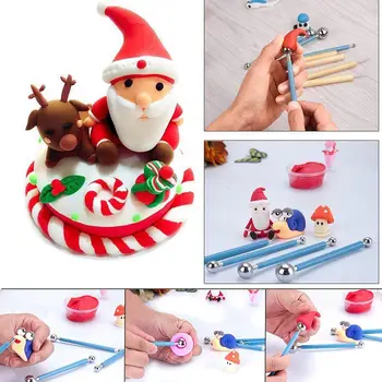 Ball Stylus Dotting Tools 18 pcs Clay Tools Sculpture Modeling Tools for Pottery Sculpture Plastic Paper Flowers
Ball Stylus Dotting Tools 18 pcs Clay Tools Sculpture Modeling Tools for Pottery Sculpture Plastic Paper Flowers