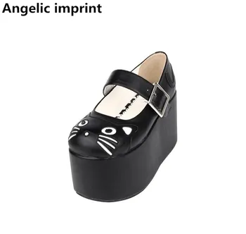 Angelic imprint handmade woman mori girl lolita cosplay shoes lady high wedges heels pumps women princess dress party shoes 10cm
Angelic imprint handmade woman mori girl lolita cosplay shoes lady high wedges heels pumps women princess dress party shoes 10cm