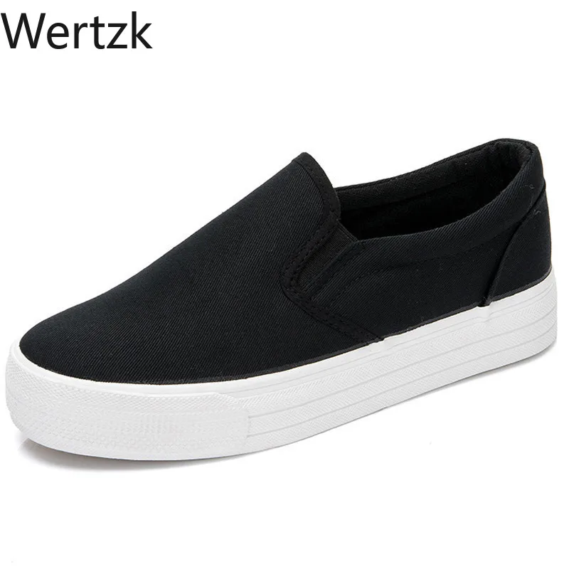 Wertzk Canvas Shoes Hot Sale 2019 Fashion Appliques Slipony Women Footwear Height Increase Girl Female Comfort Slipon E534
Wertzk Canvas Shoes Hot Sale 2019 Fashion Appliques Slipony Women Footwear Height Increase Girl Female Comfort Slipon E534