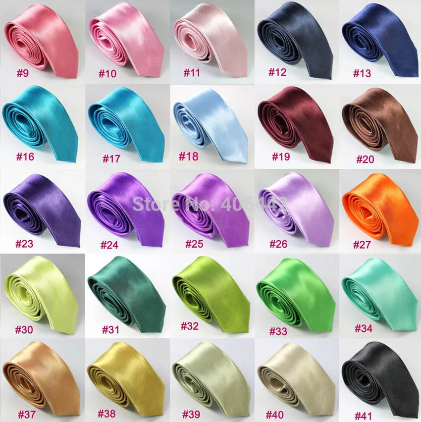 2" Polyester Thin Solid Color SLIM tie Narrow Fashion Skinny Ties School Tie Casual Formal Necktie Gravatas Cravate Color #21-40
2" Polyester Thin Solid Color SLIM tie Narrow Fashion Skinny Ties School Tie Casual Formal Necktie Gravatas Cravate Color #21-40
