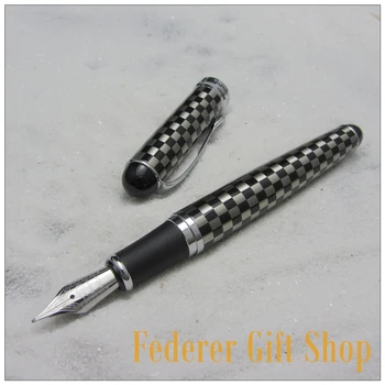 Jinhao J750 Chessboard pattern Stainless Steel Fountain Pen metal Gift ink Pen 6 Color Optional
Jinhao J750 Chessboard pattern Stainless Steel Fountain Pen metal Gift ink Pen 6 Color Optional