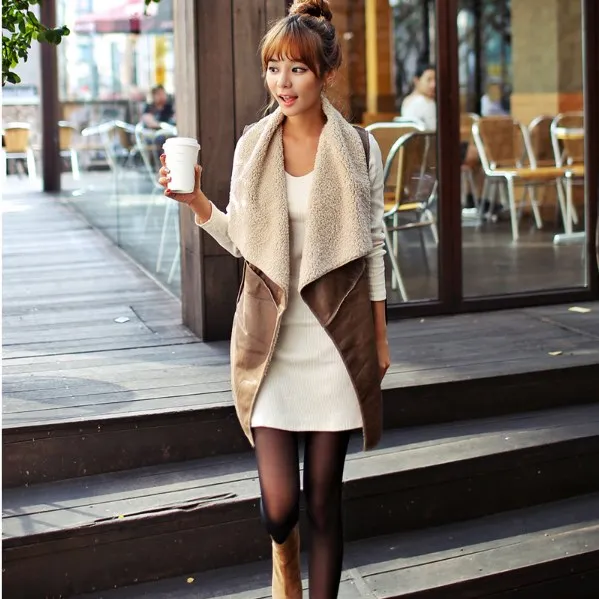 Autumn Fashion Waistcoat Women Coat Vest Jacket Casual Warm Vest Coat Faux Fur Long Basic Jacket Outerwear
Autumn Fashion Waistcoat Women Coat Vest Jacket Casual Warm Vest Coat Faux Fur Long Basic Jacket Outerwear
