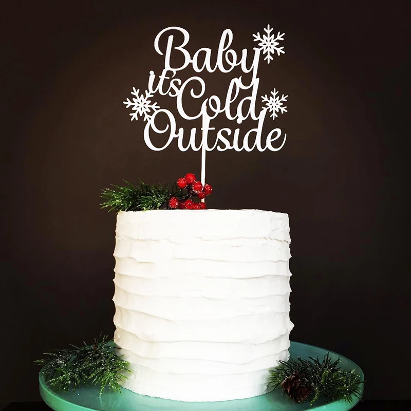 Baby it is cold outside cake topper.christmas anniversary prop.popular cake topper.hot sales.christmas gift.classic.fashion.
Baby it is cold outside cake topper.christmas anniversary prop.popular cake topper.hot sales.christmas gift.classic.fashion.