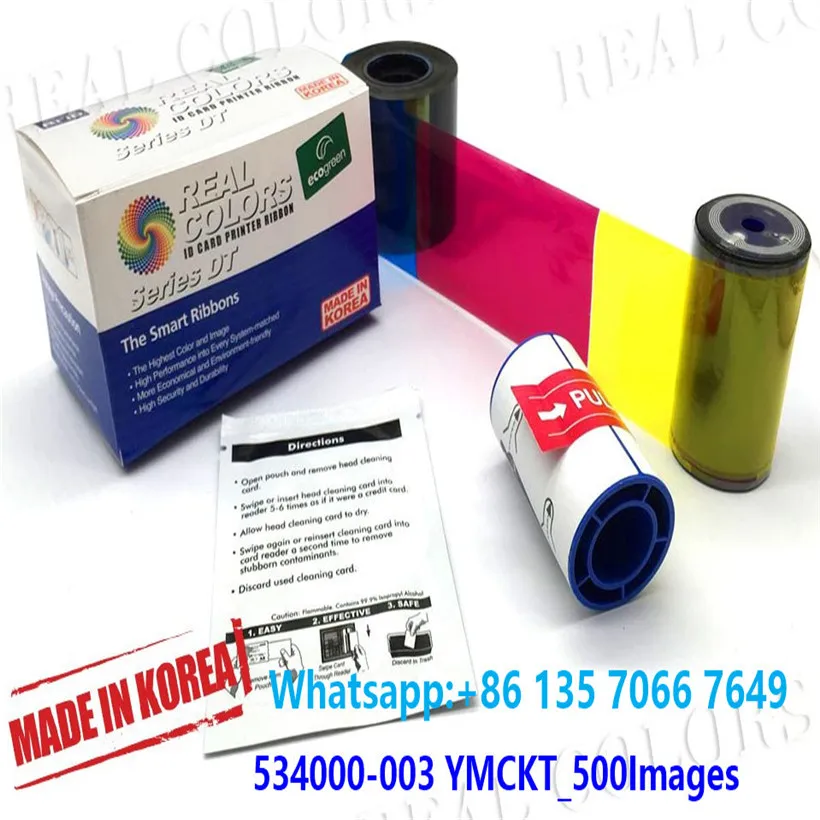 5Pieces Compatible Datacard Ribbon 534000-003 YMCKT 500 Images for Datacard SD260 Card Printer
5Pieces Compatible Datacard Ribbon 534000-003 YMCKT 500 Images for Datacard SD260 Card Printer