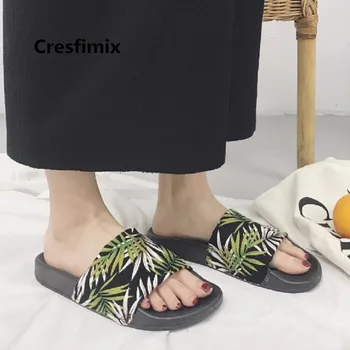 Cresfimix women fashion sweet high quality soft comfortable slippers lady casual black slides female leisure cool slippers a3603
Cresfimix women fashion sweet high quality soft comfortable slippers lady casual black slides female leisure cool slippers a3603