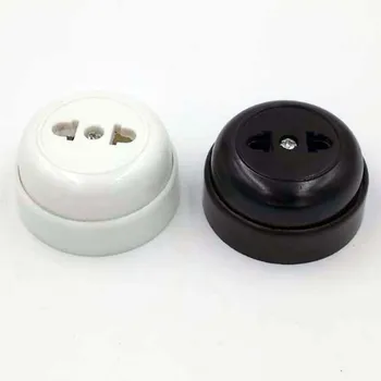 5Pcs Retro Wall Switches Electrical Socket Surface Mounted Two-holes Outlet Socket Strip Old Single 10A Circular
5Pcs Retro Wall Switches Electrical Socket Surface Mounted Two-holes Outlet Socket Strip Old Single 10A Circular