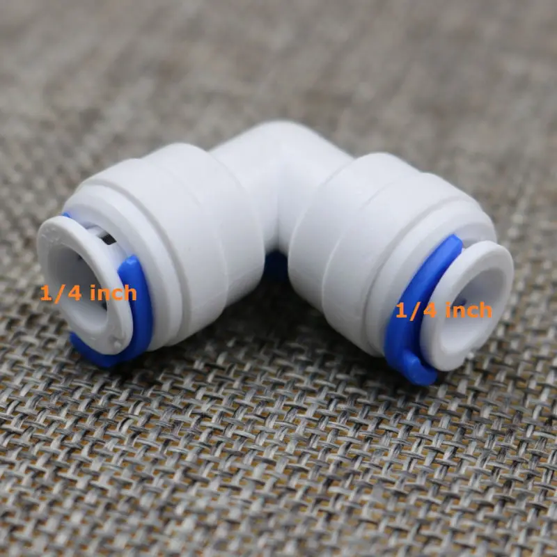 Free Shipping 6pcs/set 1/4" OD Hose Quick Connection Push Connect 90 Degrees Elbow Fitting Water Reverse Osmosis Aquarium System
Free Shipping 6pcs/set 1/4" OD Hose Quick Connection Push Connect 90 Degrees Elbow Fitting Water Reverse Osmosis Aquarium System