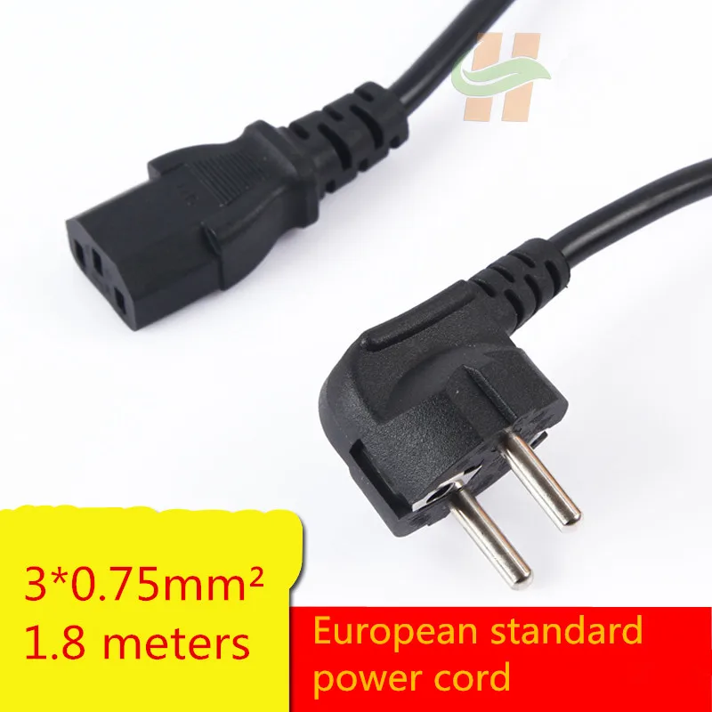 1PCS YT1778 European standard power cord 3*0.75MM2 Length 1.8Meters Free Shipping 10A 250V
1PCS YT1778 European standard power cord 3*0.75MM2 Length 1.8Meters Free Shipping 10A 250V