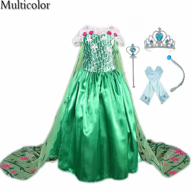 Green Shawls Mopping Custom Anna&Elsa Girls Princess Dress Kids Girl Vestidos Baby Children Cosplay Dress Pincess Party Dresses
Green Shawls Mopping Custom Anna&Elsa Girls Princess Dress Kids Girl Vestidos Baby Children Cosplay Dress Pincess Party Dresses