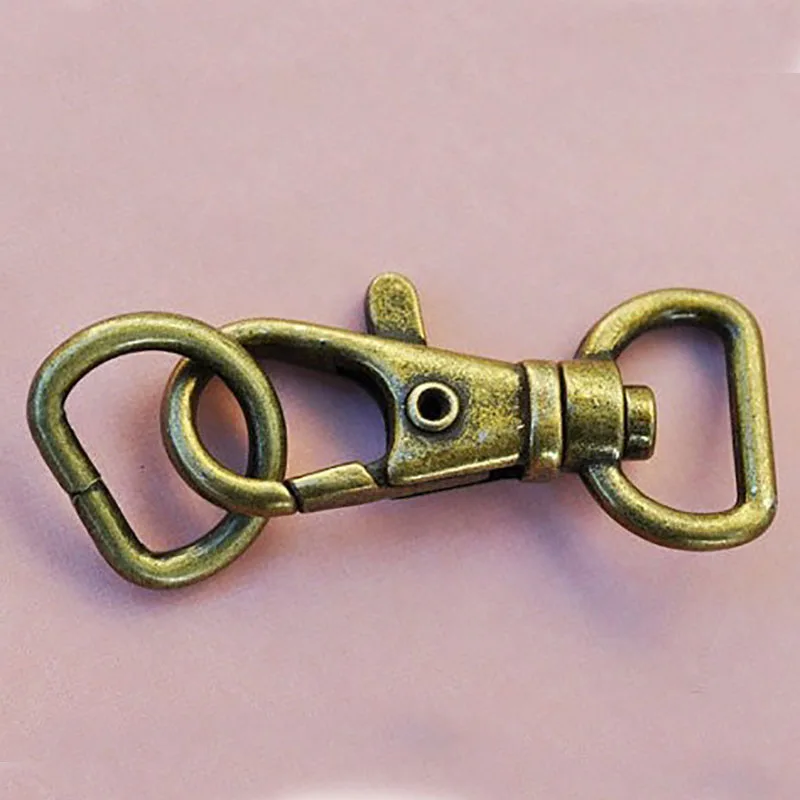 50 of 1.5 inch with 1/2 inch Loop End Anti Brass Swivel Clasps Lobster Claw Hooks and 50 of 1/2 inch Anti Brass D-rings
50 of 1.5 inch with 1/2 inch Loop End Anti Brass Swivel Clasps Lobster Claw Hooks and 50 of 1/2 inch Anti Brass D-rings