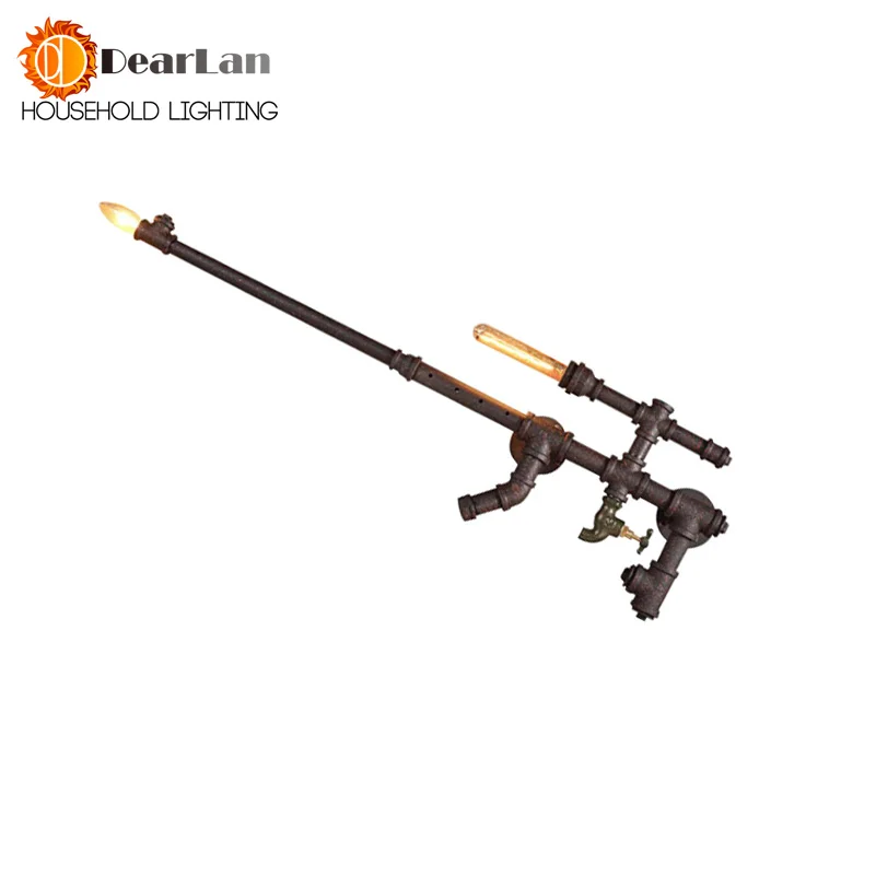 Free Shipping Pipe Machine Gun Wall Lamp Vintage Aisle Lamp Loft Iron Wall Lamp Perfectly Matching Incandescent Light Bulb(PK53)
Free Shipping Pipe Machine Gun Wall Lamp Vintage Aisle Lamp Loft Iron Wall Lamp Perfectly Matching Incandescent Light Bulb(PK53)