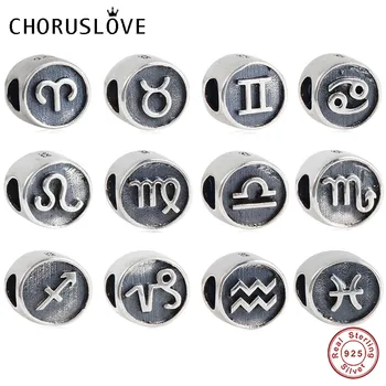 Choruslove Zodiac Sign Charm Genuine 925 Sterling Silver Horoscope Bead fit Pandora Charms Religious Series Bracelet DIY Jewelry
Choruslove Zodiac Sign Charm Genuine 925 Sterling Silver Horoscope Bead fit Pandora Charms Religious Series Bracelet DIY Jewelry