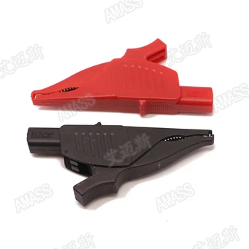 Amass Pure copper Large current insulated alligator clip Dolphin Clip 32a/1kv 4 Jack Dolphin Clip 
Amass Pure copper Large current insulated alligator clip Dolphin Clip 32a/1kv 4 Jack Dolphin Clip