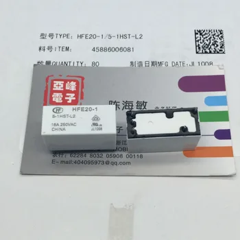 Free shipping lot (10 pieces/lot) HONGFA HF HFE20-1-5-1HST-L2 5PINS 16A250VAC Power Relay original New
Free shipping lot (10 pieces/lot) HONGFA HF HFE20-1-5-1HST-L2 5PINS 16A250VAC Power Relay original New