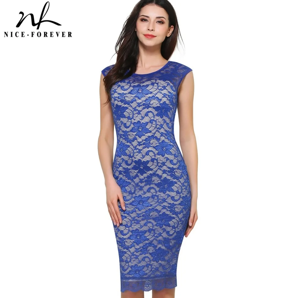 Nice-forever Vintag Stylish Floral Black Lace White Lining Patchwork One-piece Elegant Sleeveless Bodycon Pencil Women Dress S09
Nice-forever Vintag Stylish Floral Black Lace White Lining Patchwork One-piece Elegant Sleeveless Bodycon Pencil Women Dress S09