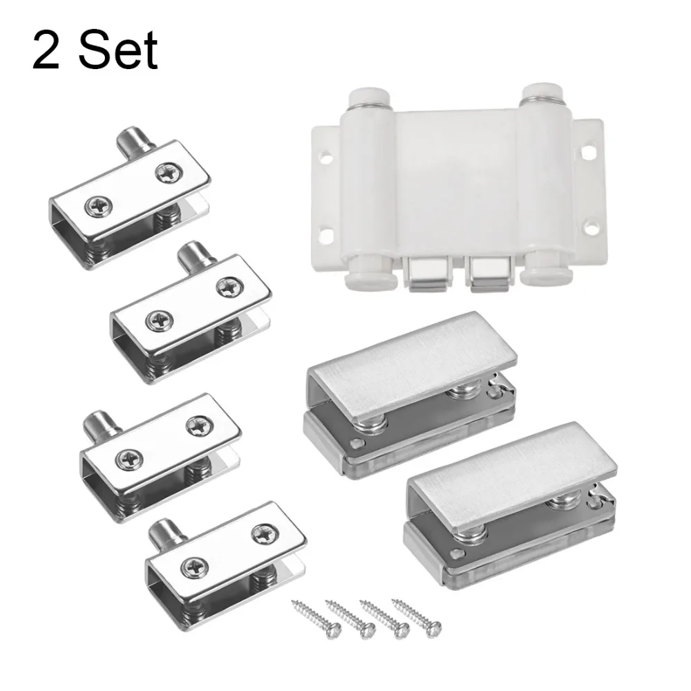 Uxcell 2SETS Magnetic Catch Latch Closures with Clamps for 5-8mm 5-6mm Glass Door Magnetic Door Stopper for home furniture
Uxcell 2SETS Magnetic Catch Latch Closures with Clamps for 5-8mm 5-6mm Glass Door Magnetic Door Stopper for home furniture