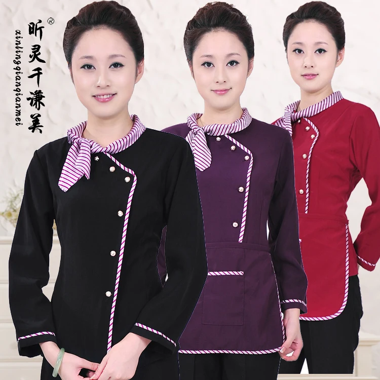 Autumn Winter Clothing Female Hotel Catering Waiter Restaurant Hot Pot Long Sleeved Uniforms Waitress Work Clothes J096
Autumn Winter Clothing Female Hotel Catering Waiter Restaurant Hot Pot Long Sleeved Uniforms Waitress Work Clothes J096