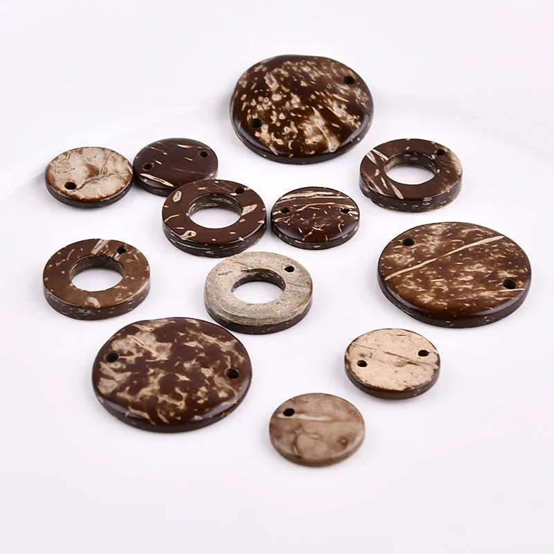Tibetan primary coconut shell round hand beaded spacer DIY earrings earrings bracelet beads jewelry accessories 
Tibetan primary coconut shell round hand beaded spacer DIY earrings earrings bracelet beads jewelry accessories