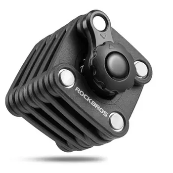 ROCKBROS Mini Portable Foldable Bike Lock Strong Security Anti-theft Bicycle Lock Mountain Road Bike Lock Part Tool Good Quality
ROCKBROS Mini Portable Foldable Bike Lock Strong Security Anti-theft Bicycle Lock Mountain Road Bike Lock Part Tool Good Quality