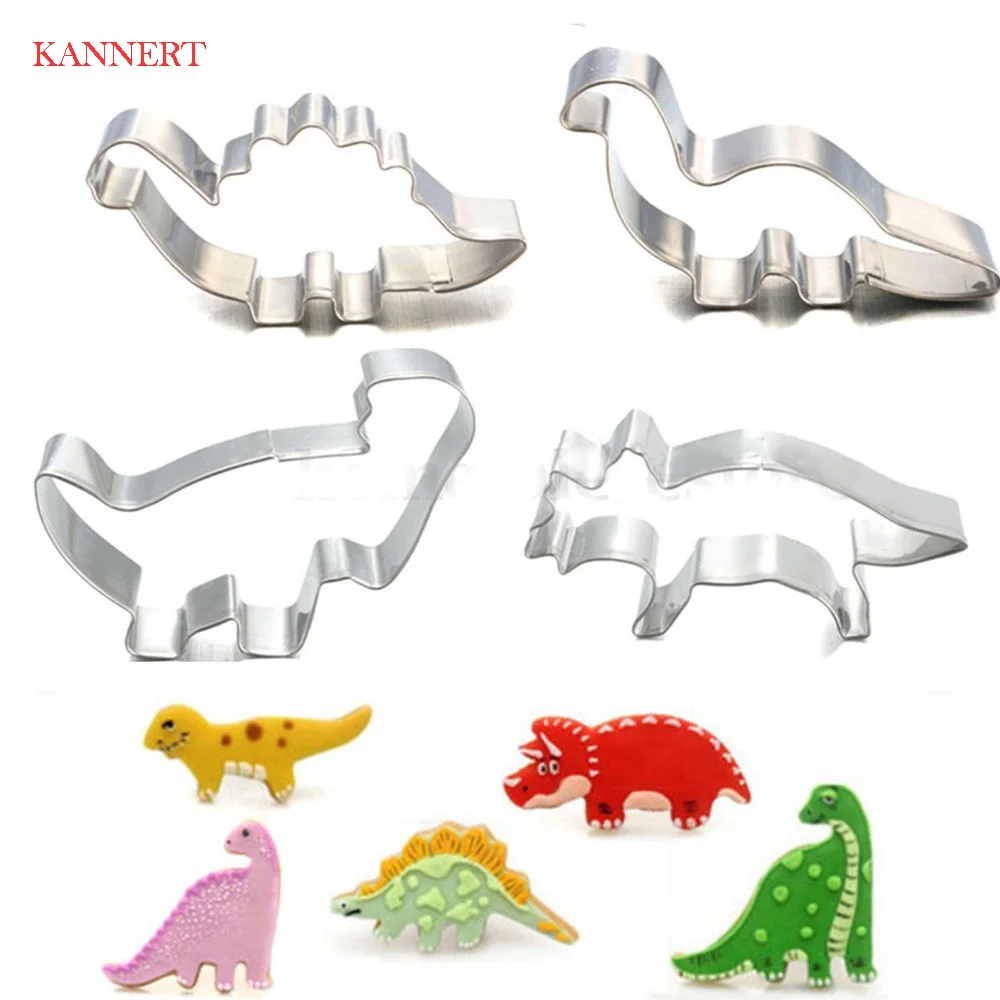 4Pcs/Set Stainless Steel Dinosaur Animal Fondant Cake Cookie Biscuit Cutter Decorating Mould Pastry Baking Tools
4Pcs/Set Stainless Steel Dinosaur Animal Fondant Cake Cookie Biscuit Cutter Decorating Mould Pastry Baking Tools