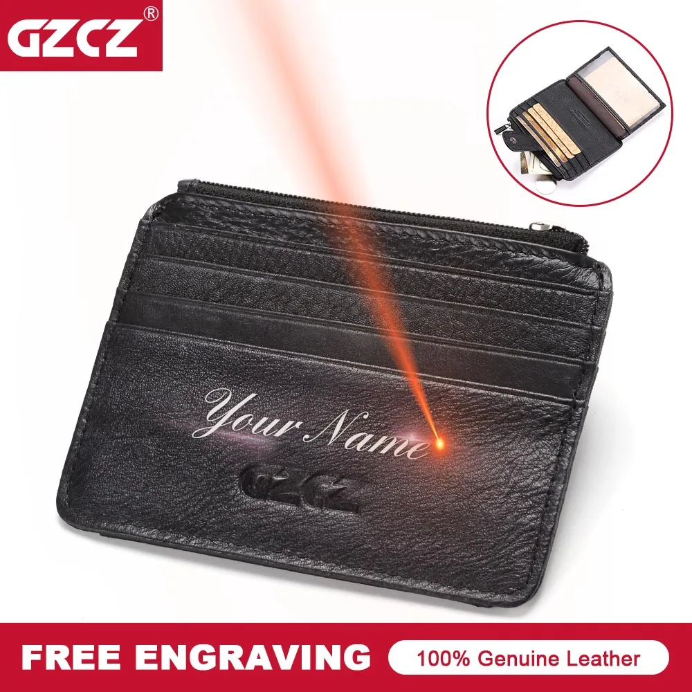 GZCZ 2018 Classic Vintage Card Wallet Genuine Leather Mini Card Package Credit Card Holder Case Id Pocket Purse Zipper Poucht
GZCZ 2018 Classic Vintage Card Wallet Genuine Leather Mini Card Package Credit Card Holder Case Id Pocket Purse Zipper Poucht