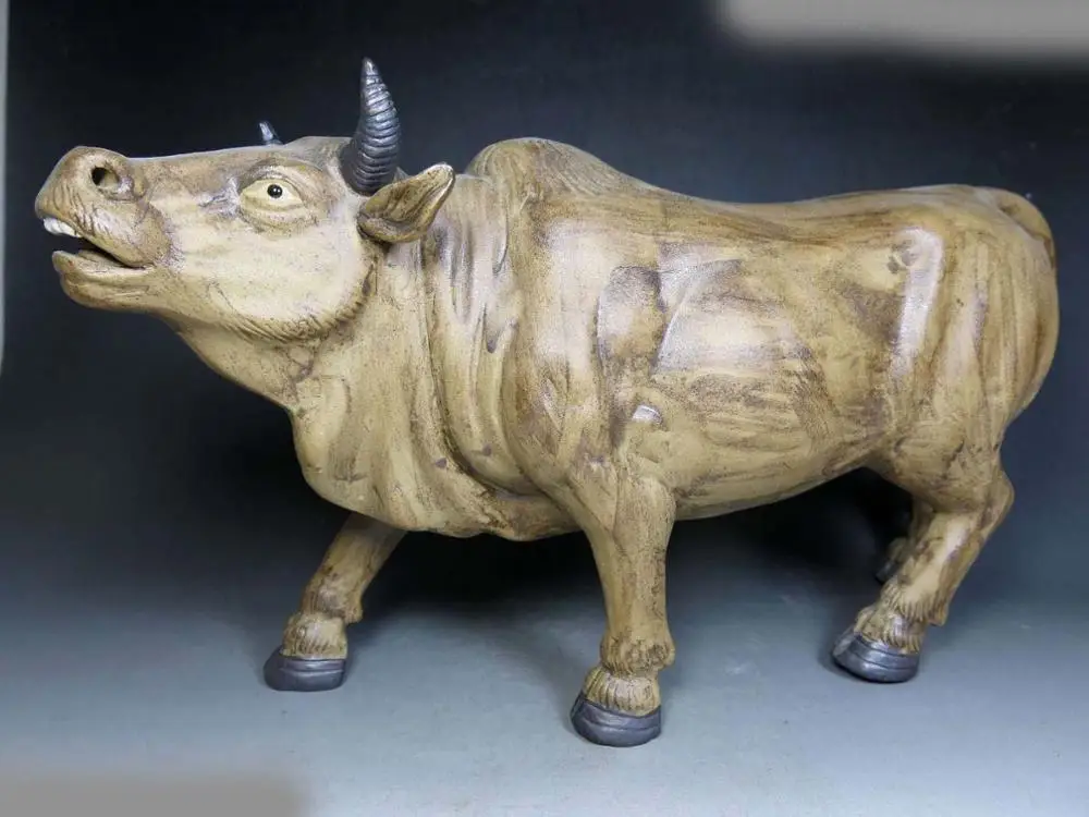 China handmade Feng Shui sculpture fine luck pottery laborious cattle ox Statue
China handmade Feng Shui sculpture fine luck pottery laborious cattle ox Statue