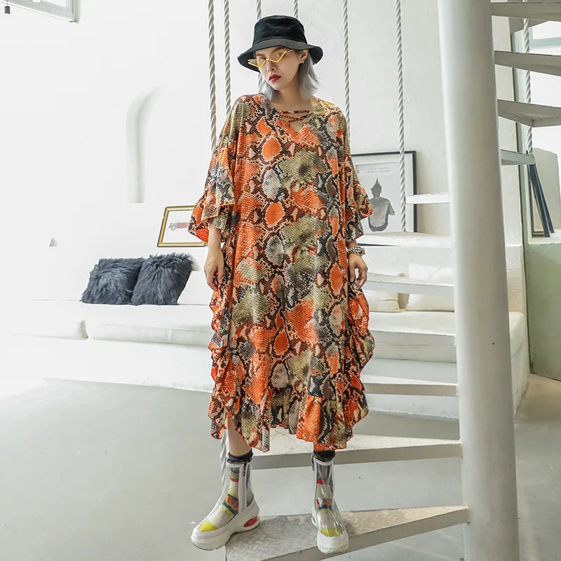 New French style long length cozy leopard printed Dress Fashion leopard print a-linen dress
New French style long length cozy leopard printed Dress Fashion leopard print a-linen dress