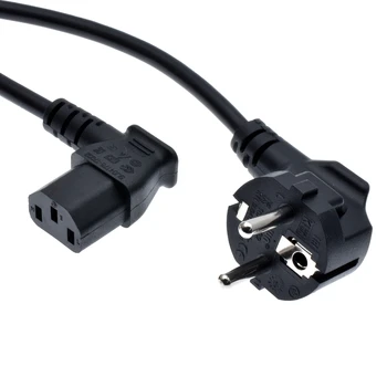 Europe EU plug Flat Nema 5-15P to IEC C13 Left Angled Power Cord for LCD LED Wall Mount TV 2.5m
Europe EU plug Flat Nema 5-15P to IEC C13 Left Angled Power Cord for LCD LED Wall Mount TV 2.5m