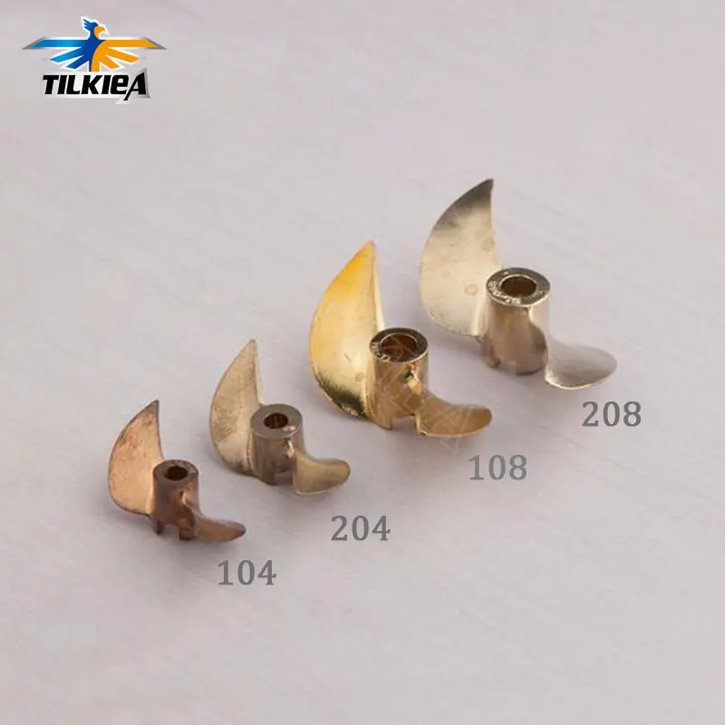 RC Boat Copper Propellers 2 blades Props 32mm/42mm/48mm For 3.18mm(1/8'')/4.76mm(3/16'') Rc Boat Shaft Boat Screw
RC Boat Copper Propellers 2 blades Props 32mm/42mm/48mm For 3.18mm(1/8'')/4.76mm(3/16'') Rc Boat Shaft Boat Screw
