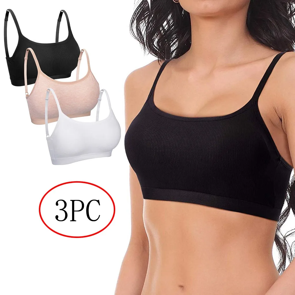 3 Pieces Mini Camisole Bra Wireless Padded Bra Tank Top Bra Seamless Sports Bra
3 Pieces Mini Camisole Bra Wireless Padded Bra Tank Top Bra Seamless Sports Bra