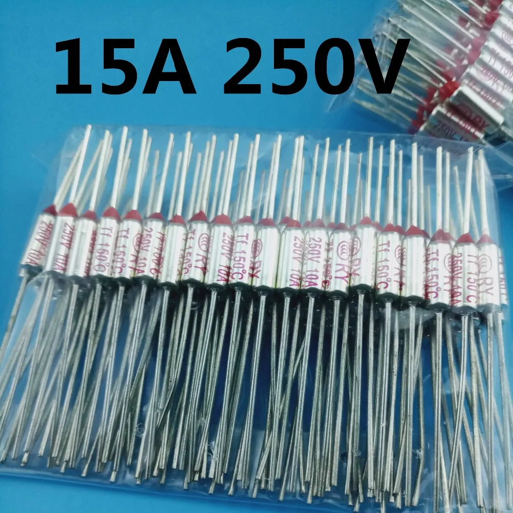 5PCS-10PCS / Fuse RY TF 140 250 165 235 157 Degrees 140C 250C 165C 235C 157C 15A 250V Metal Thermal Fuse
5PCS-10PCS / Fuse RY TF 140 250 165 235 157 Degrees 140C 250C 165C 235C 157C 15A 250V Metal Thermal Fuse