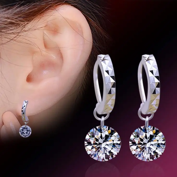 S925 Silver Earring 2019 New Wholesale Fashion Shiny Zircon 925 Sterling Silver Earrings for Women Jewelry AY048
S925 Silver Earring 2019 New Wholesale Fashion Shiny Zircon 925 Sterling Silver Earrings for Women Jewelry AY048