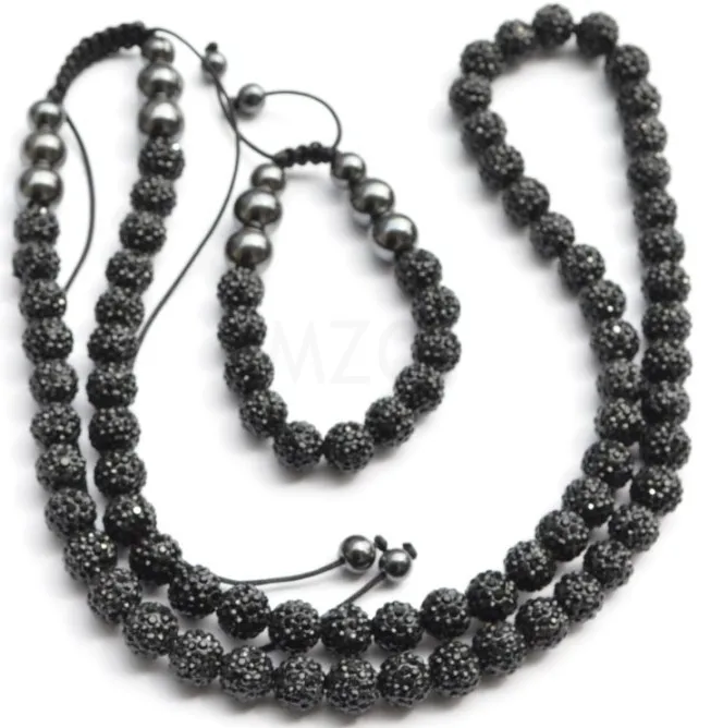 50% Discount!12mm 70 ball Black micro pave CZ Disco Beads Crystal crystal Set Necklace Bracelet fasion Wholesale women lot
50% Discount!12mm 70 ball Black micro pave CZ Disco Beads Crystal crystal Set Necklace Bracelet fasion Wholesale women lot