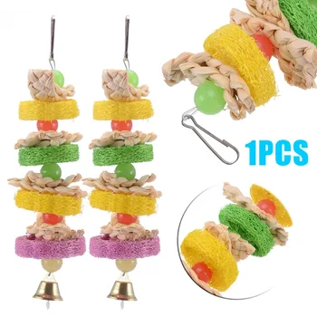 Natural Straw Pet Bird Parrot Chewing Toy Parakeet Budgie Cage Bite Hanging Toys With Ball Bells Mayitr Bird Accessories
Natural Straw Pet Bird Parrot Chewing Toy Parakeet Budgie Cage Bite Hanging Toys With Ball Bells Mayitr Bird Accessories